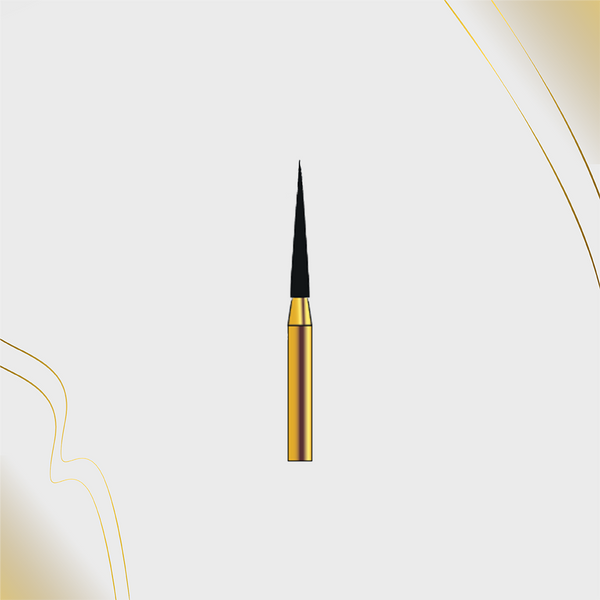 G/166-014S (859) 10-Pk , Multi use Gold Diamond Burs Needle Taper Shaped