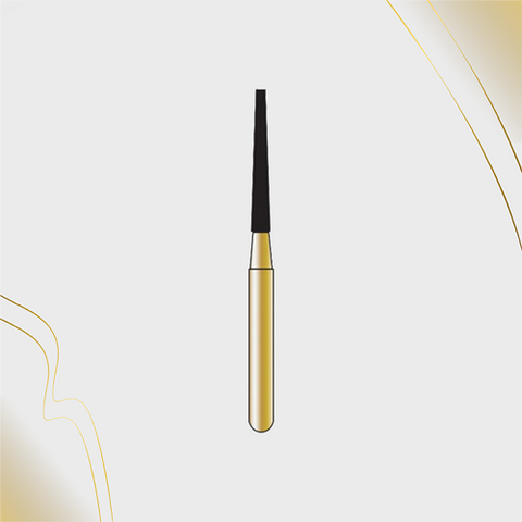 9714    10-Pk  Multi use Trimming & Finishing Burs. T-Series Taper Round End Shaped