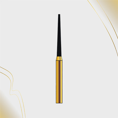 G/174-013 (848L)  10-Pk , Multi use Gold Diamond Burs (Flat end Taper Shaped)