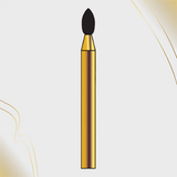G/257-016 (368)  10-Pk , Multi use Gold Diamond Burs Football Shaped