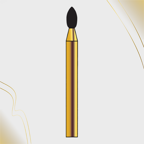 G/257-016 (368)  10-Pk , Multi use Gold Diamond Burs Football Shaped