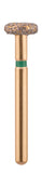 G/067-042S (909) 10-Pk , Multi use Gold Diamond Burs Wheel Shaped