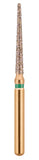 G/174-013 (848L)  10-Pk , Multi use Gold Diamond Burs (Flat end Taper Shaped)