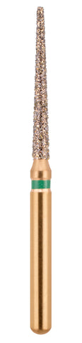 G/174-013 (848L)  10-Pk , Multi use Gold Diamond Burs (Flat end Taper Shaped)