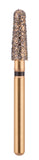 G/197-023 | (855)  10-Pk , Multi use Gold Diamond Burs (Round End Taper Shaped)