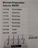 KIT/01 CROWN PREPARATION SET