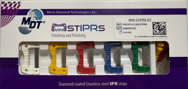 stMINI stIPRS SOLID SINLGE SIDED KIT - DIAMOND COATED STAINLESS STEEL IPR STRIPS