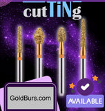 TN198-018 cutTINg Special Cermaic Coated Burs - Round End Taper