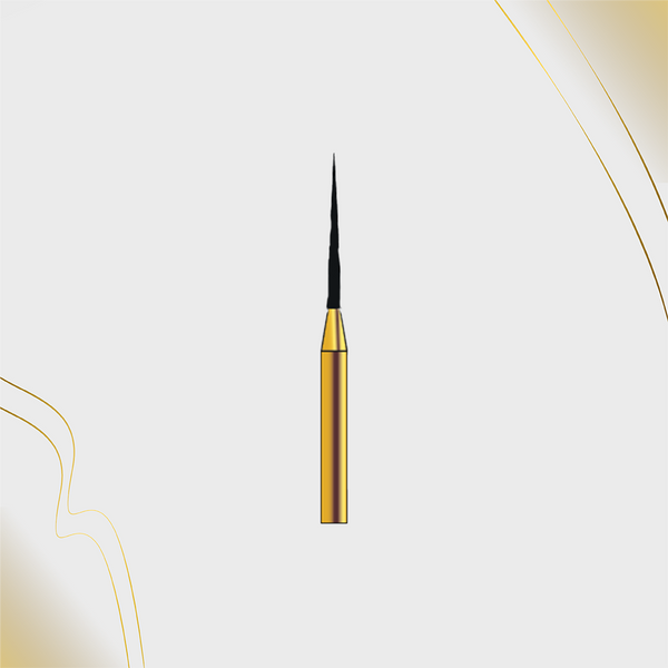 G/166-010  (859) 10-Pk , Multi use Gold Diamond Bur. Needle Taper shaped