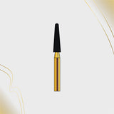 G/198-023S | (856)  10-Pk , Multi use Gold Diamond Burs (Round End Taper Shaped)