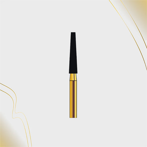 G/173-021S (848)  10-Pk , Multi use Gold Diamond Burs (Flat end Taper Shaped)