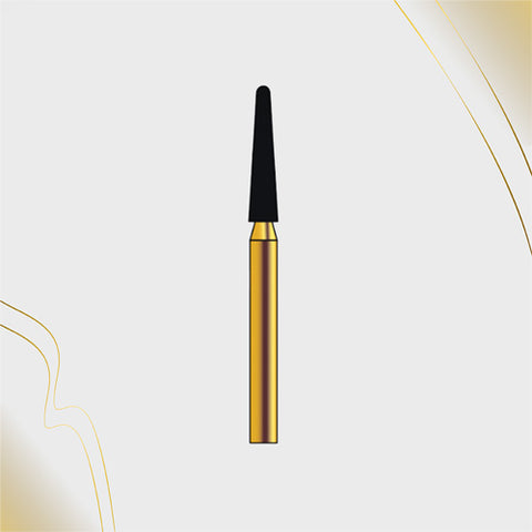 G/198-019 | (856L)  10-Pk , Multi use Gold Diamond Burs (Round End Taper Shaped)