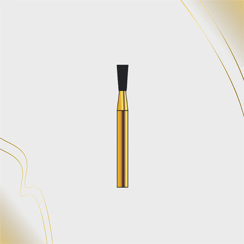 G/225-019 (807)  10-Pk , Multi use Gold Diamond Burs Inverted Cone with Collar Shaped