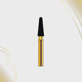 G/197-024S | (855)  10-Pk , Multi use Gold Diamond Burs (Round End Taper Shaped)