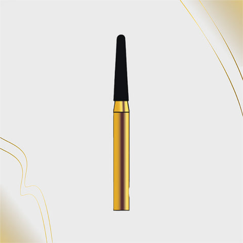 G/197-018S | (855)  10-Pk , Multi use Gold Diamond Burs (Round End Taper Shaped)