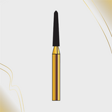 G/298-016L (878K) 10-Pk , Multi use Gold Diamond Burs Gingival Curettage Shaped