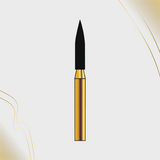G/249-016S (862)  10-Pk , Multi use Gold Diamond Burs Flame Needle Shaped