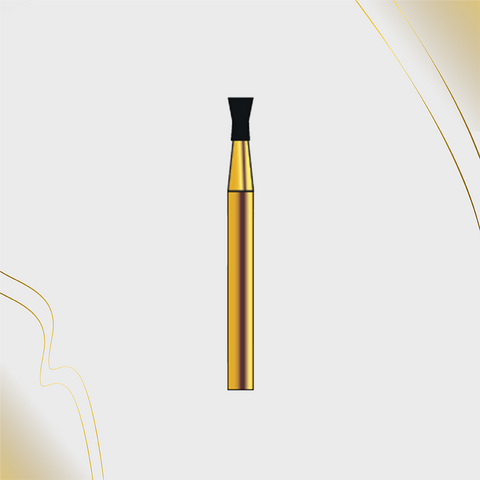 G/019-017  (806) 10-Pk , Multi use Gold Diamond Burs Inverted Cone Shaped