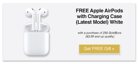 FREE APPLE AirPods Pro 2 + 300 Gold Burs , Latest Model AirPods 2