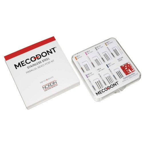 Mecodont Parallel Sided-Post System - Stainless Steel Post Introduction Kit