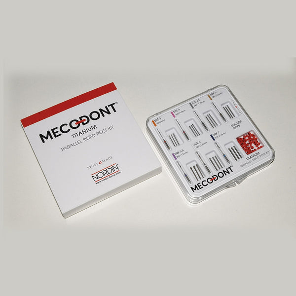 Mecodont Parallel-Sided Post System - Titanium Post Introduction Kit