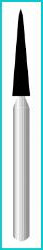 G/165-014S (858) 10-Pk , Multi use Gold Diamond Burs Needle TaperShaped