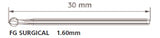 1958 | T-REX Multi-Use Carbide Burs Round-End fissure Shaped PD2 / G1558