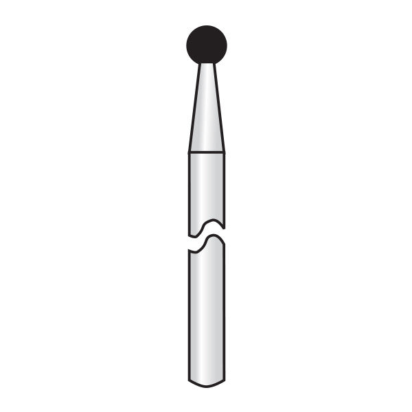 HP001-024 | Reusable Gold Diamond Burs. Round (Ball)Shaped
