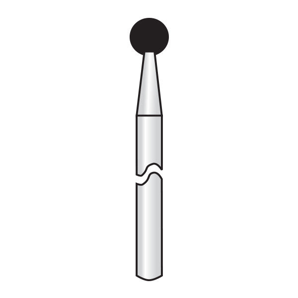 HP001-033 | Reusable Gold Diamond Burs. Round (Ball)Shaped