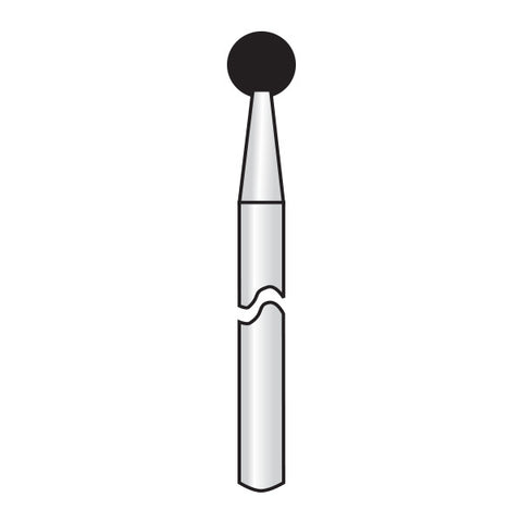 HP001-033 | Reusable Gold Diamond Burs. Round (Ball)Shaped