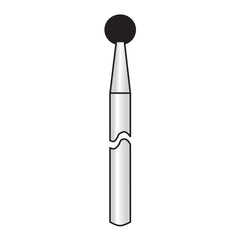 HP001-033 | Reusable Gold Diamond Burs. Round (Ball)Shaped
