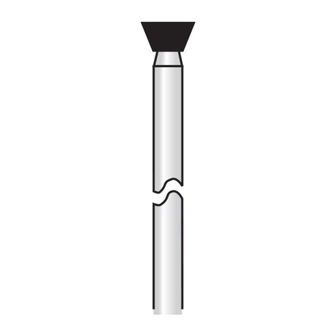 HP010-045 | Reusable Gold Diamond Burs. Inverted ConeShaped